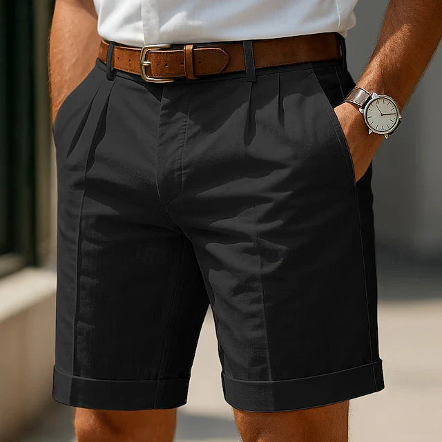 Vansiylife - Pleated Summer Bermuda Shorts