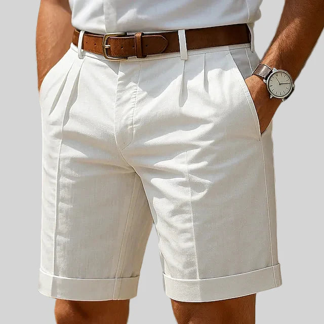 Vansiylife - Pleated Summer Bermuda Shorts